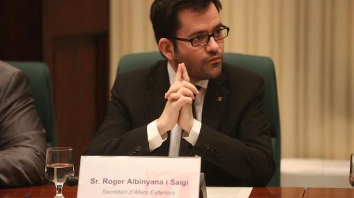 El secretario de Afers Exteriors de la Generalitat, Roger Albinyana, el pasado junio. El secretario de Afers Exteriors de la Generalitat, Roger Albinyana, el pasado junio.