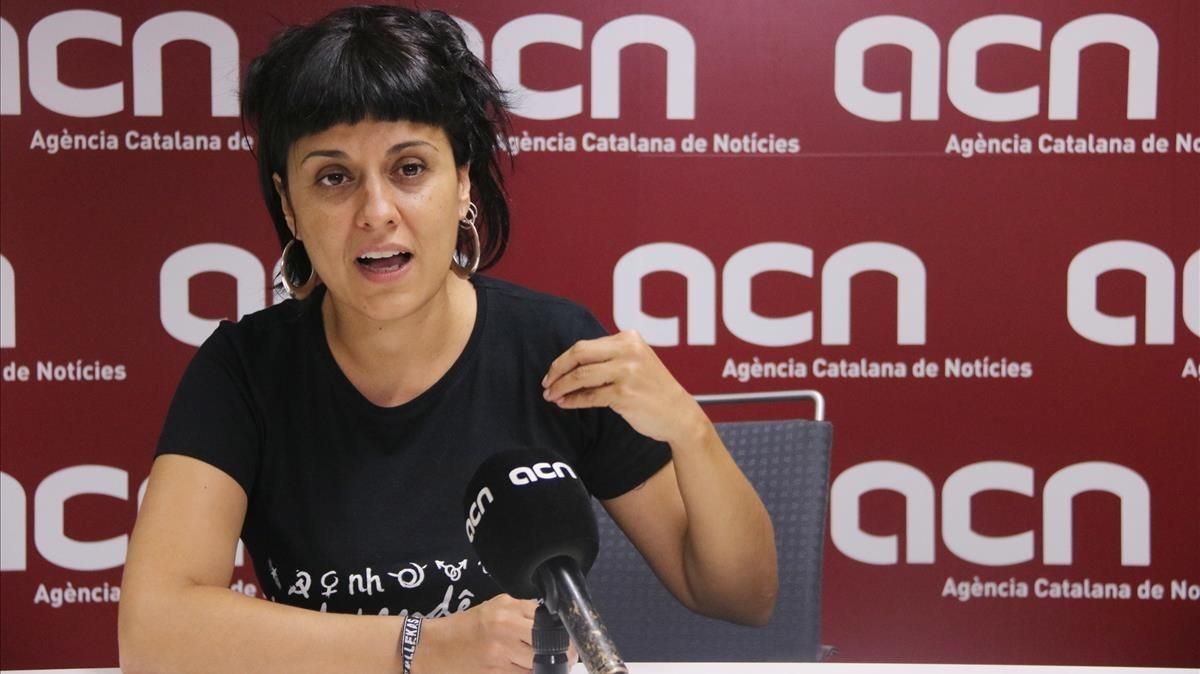 La diputada de la CUP Anna Gabriel. La diputada de la CUP Anna Gabriel.