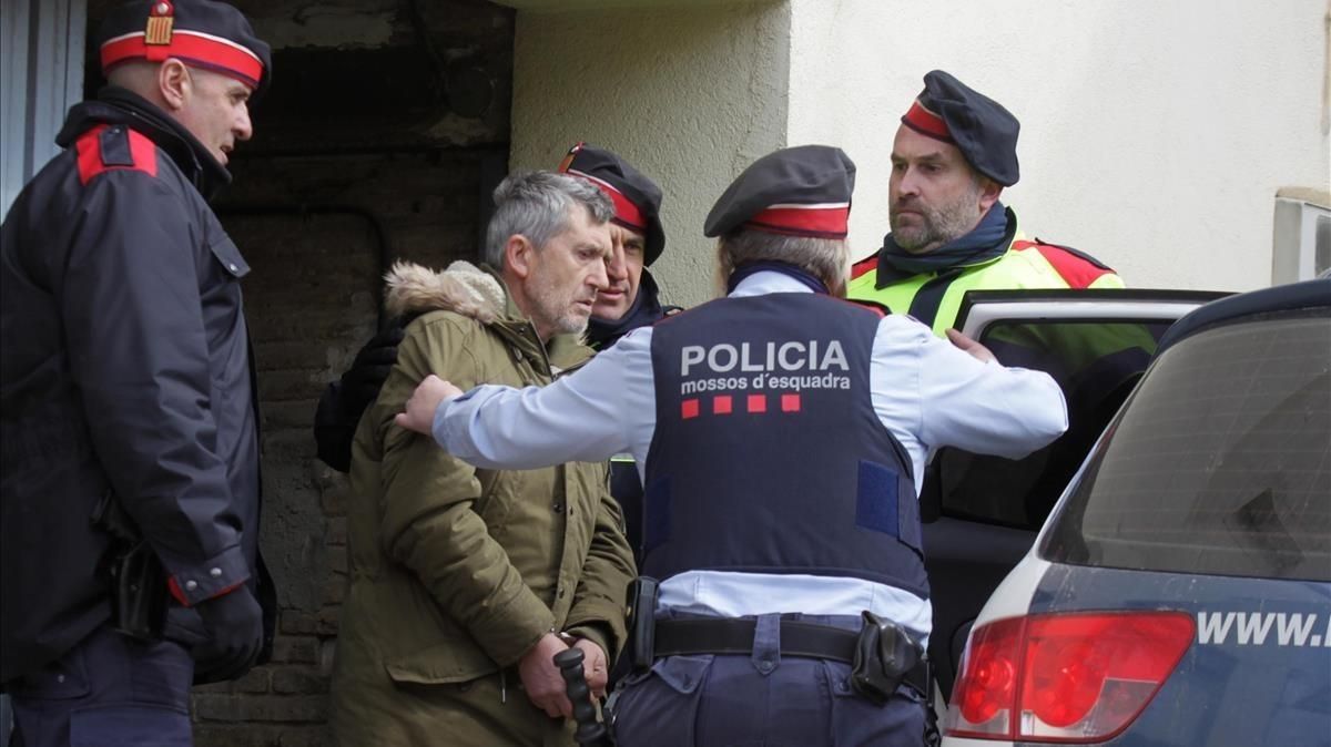 El detenido por el doble crimen de Susqueda, Jordi Magentí. El detenido por el doble crimen de Susqueda, Jordi Magentí.