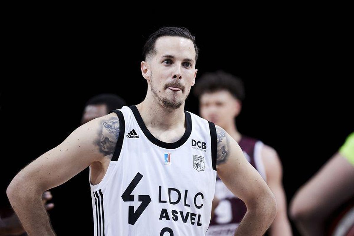 Thomas Heurtel, en una imagen reciente con Asvel Basket. Thomas Heurtel, en una imagen reciente con Asvel Basket.