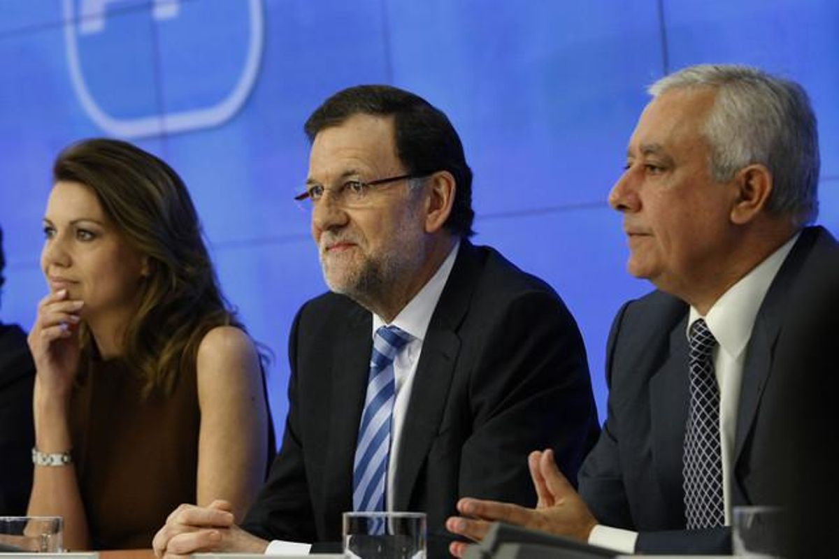 El presidente Rajoy, este miércoles, durante su intervención ante la junta directiva del PP. El presidente Rajoy, este miércoles, durante su intervención ante la junta directiva del PP.