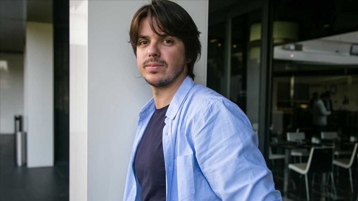 Andrés Goteira, tras la presentación de ’Dhogs’ en Sitges. Andrés Goteira, tras la presentación de ’Dhogs’ en Sitges.