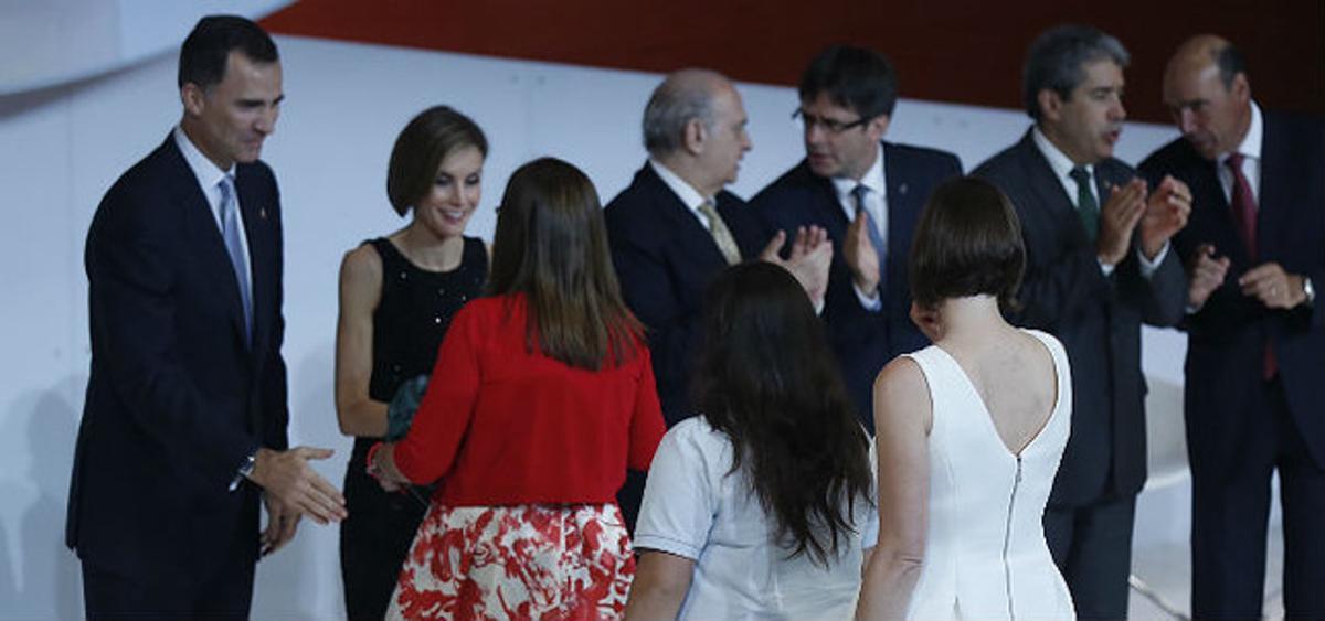 Los Reyes, en la entrega de los premios del Fórum Impulsa, el año pasado. Los Reyes, en la entrega de los premios del Fórum Impulsa, el año pasado.