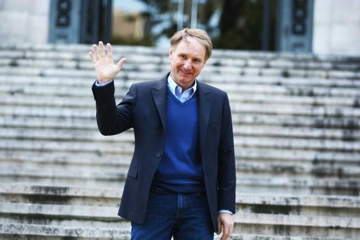 Dan Brown, aquest dijous, a Madrid, durant la presentació del seu últim llibre, ’Inferno’. Dan Brown, aquest dijous, a Madrid, durant la presentació del seu últim llibre, ’Inferno’.
