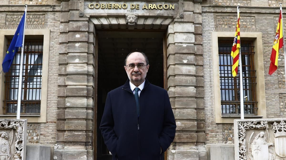 El presidente de Aragón, Javier Lambán. El presidente de Aragón, Javier Lambán.