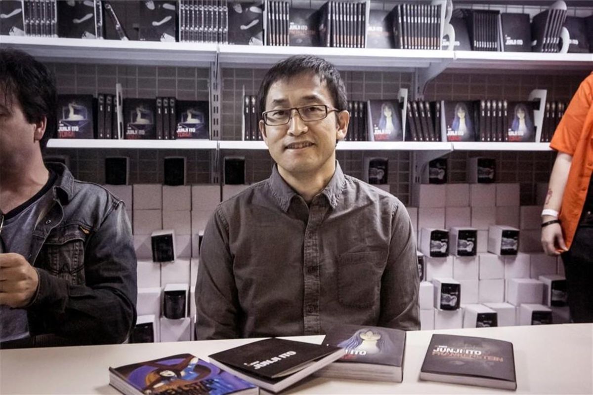 El dibujante Junji Ito, en el Salón del Manga. El dibujante Junji Ito, en el Salón del Manga.