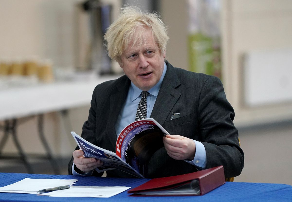 El primer ministro británico, Boris Johnson, este lunes. El primer ministro británico, Boris Johnson, este lunes.