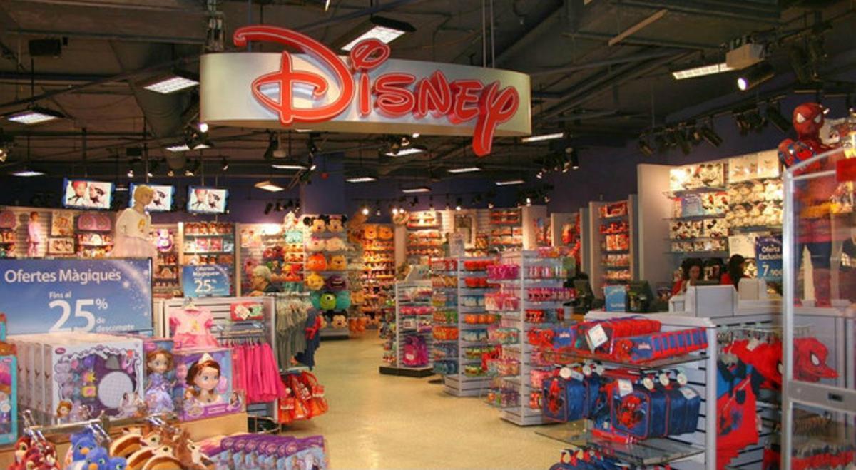 Imagen de la tienda Disney en L’Illa Diagonal de Barcelona.