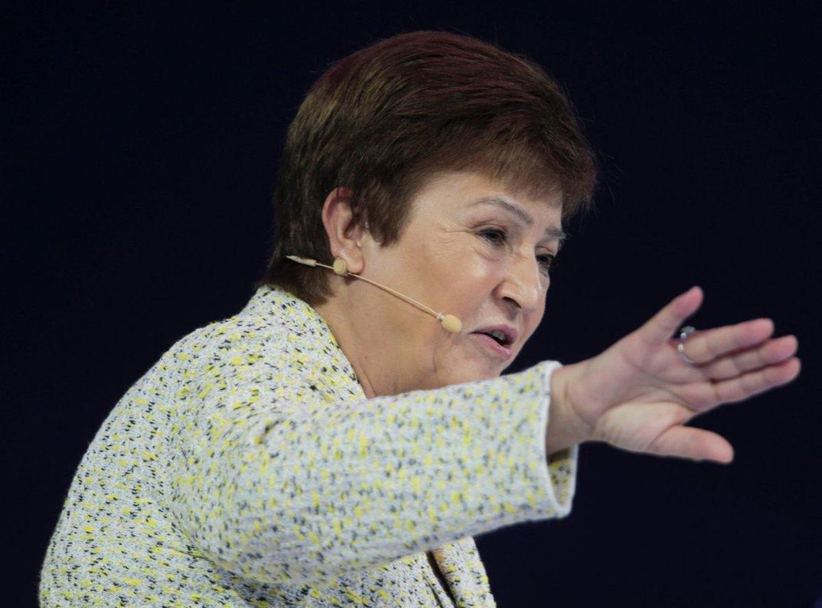 La directora gerente del FMI, Kristalina Georgieva, en Dubái, en el mes de febrero. La directora gerente del FMI, Kristalina Georgieva, en Dubái, en el mes de febrero.