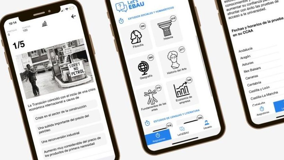 Let’s EBAU: així és l’‘app’ de la selectivitat 2022 Let’s EBAU: així és l’‘app’ de la selectivitat 2022