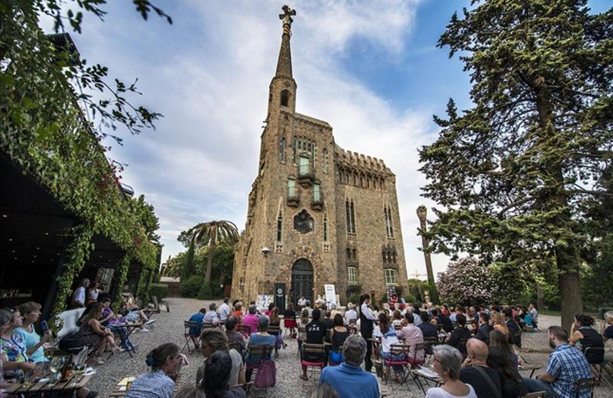 Aspecto de una velada musical de les Nits Gaudí en la Torre Bellesguard, el año pasado. 
