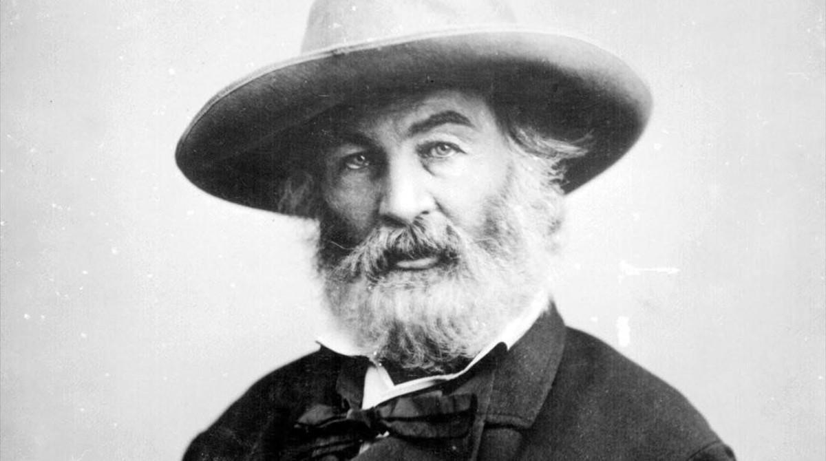El poeta norteamericano Walt Whitman. 