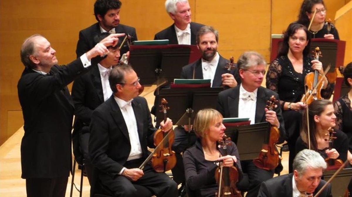 Valery Gergiev, al frente de la Filarmónica de Múnich, en el Auditori. Valery Gergiev, al frente de la Filarmónica de Múnich, en el Auditori.