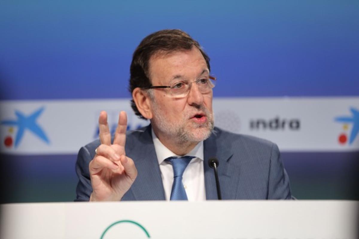 Mariano Rajoy, en la reunión del Cercle d’Economia en Sitges, el pasado mayo. 