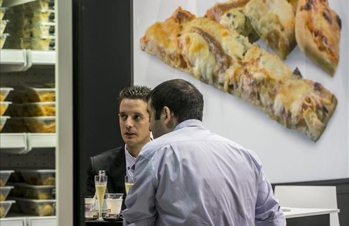 Ambiente en el salón Alimentaria del 2014. Ambiente en el salón Alimentaria del 2014.
