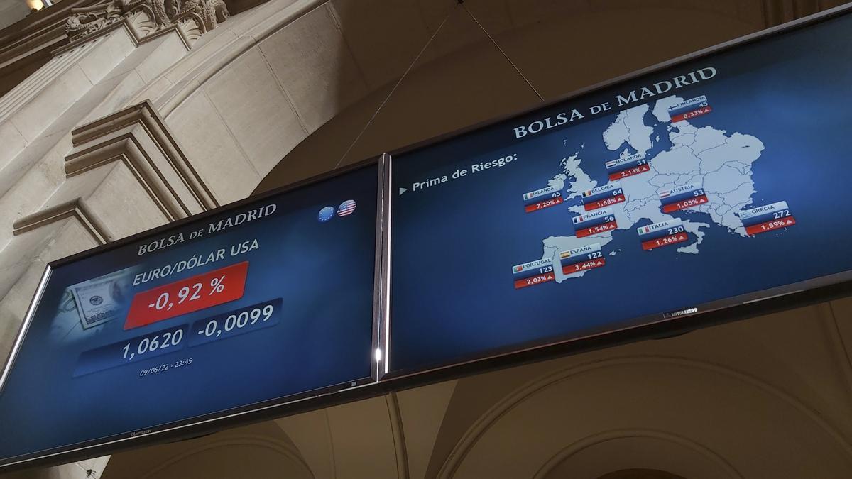 Las bolsas europeas abren a la baja con temor a que inflación dure más tiempo