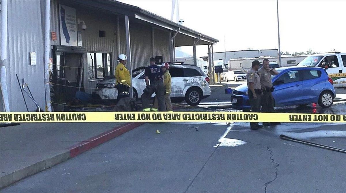 Almacén en Red Bluff (California) donde se ha registrado el tiroteo mortal. Almacén en Red Bluff (California) donde se ha registrado el tiroteo mortal.