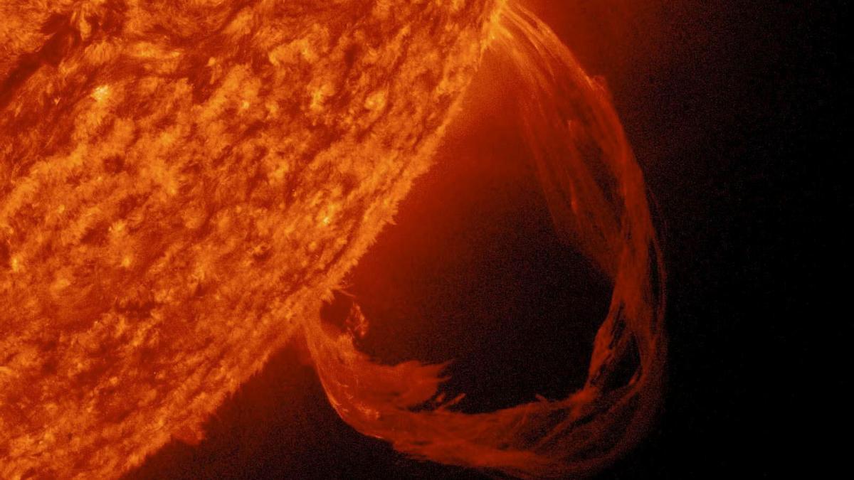 Las impactantes imágenes de dos llamaradas solares captadas por la NASA