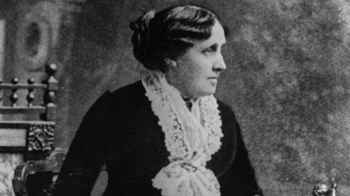 La escritora norteamericana Louisa May Alcott. La escritora norteamericana Louisa May Alcott.