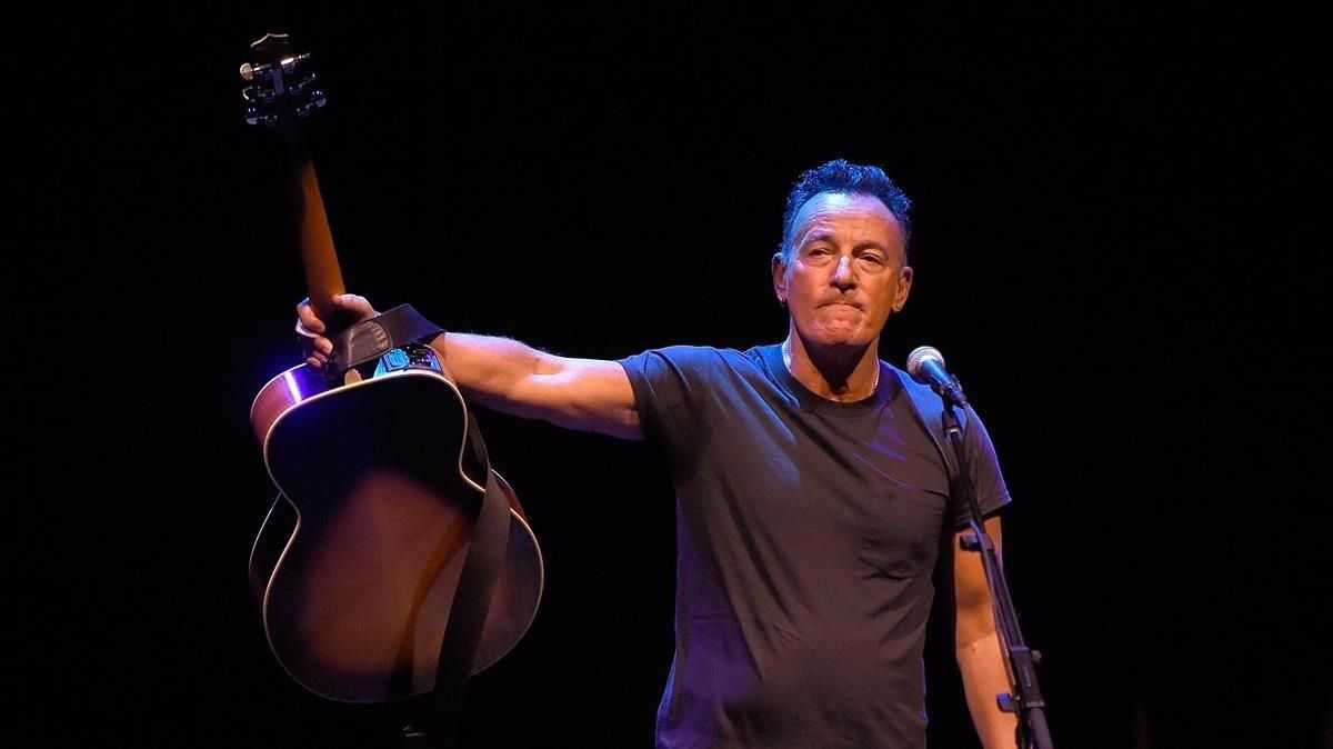 Imagen del especáculo ’Bruce Springsteen on Broadway’. Imagen del especáculo ’Bruce Springsteen on Broadway’.