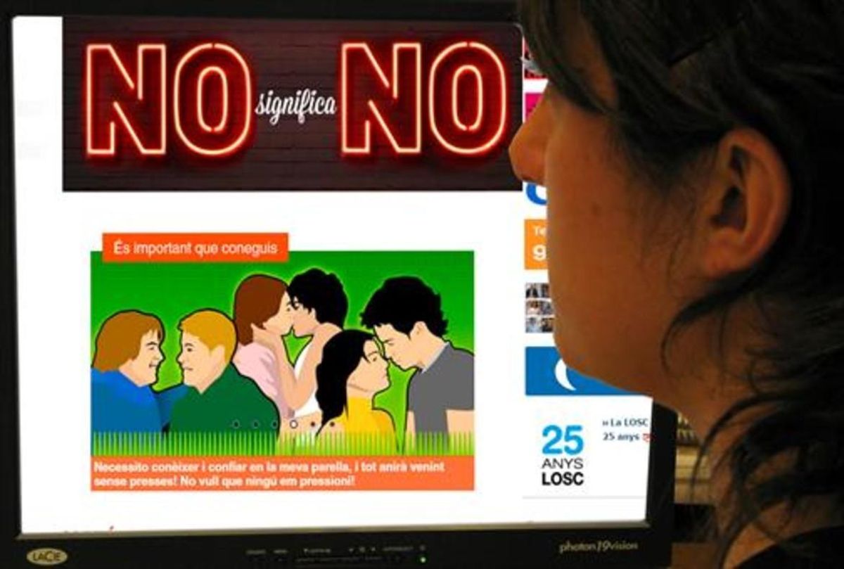 Página sobre educación sexual del Institut Català de la Salut. Página sobre educación sexual del Institut Català de la Salut.