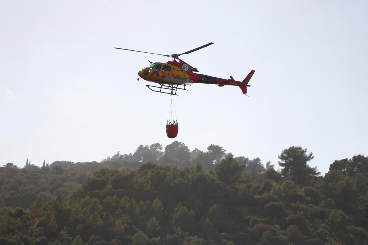 Unos 70 municipios de Catalunya se encuentran en riesgo muy alto o extremo de incendio forestal