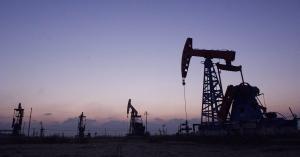 Pozos petroleros del yacimiento chino de Shengli.