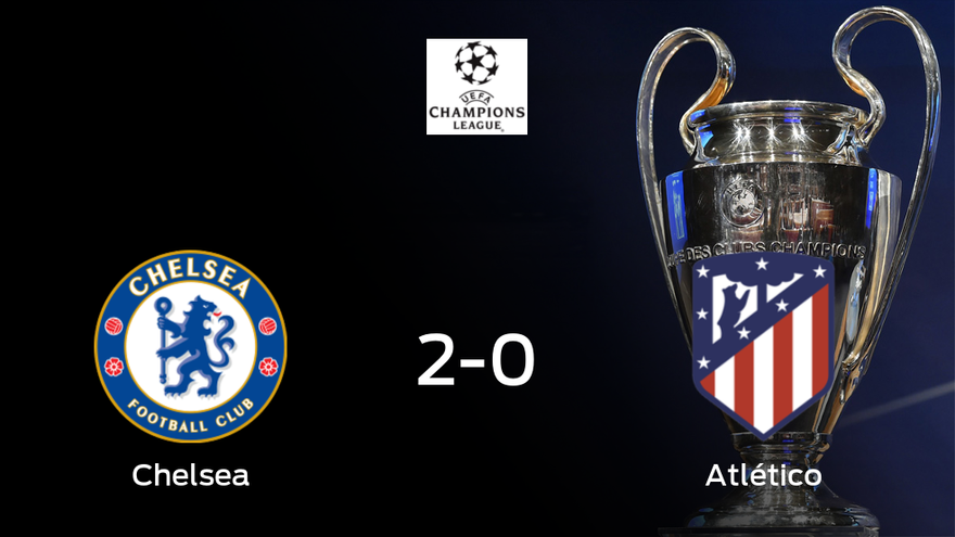 Chelsea qualify for the quarter-finals after defeating Atlético de Madrid 2-0