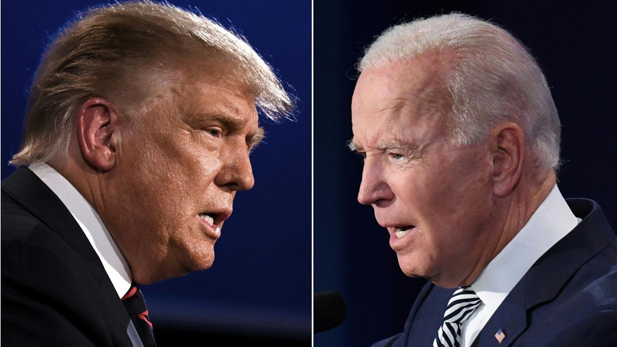 Trump llama socialista a Biden y éste le tacha de mentiroso en el debate.