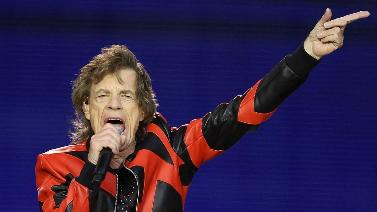 Mick Jagger en el Anfield Stadium como parte de su Stones Sixty Europe 2022 Tour, en Liverpool, Gran Bretaña, el 9 de junio de 2022. 