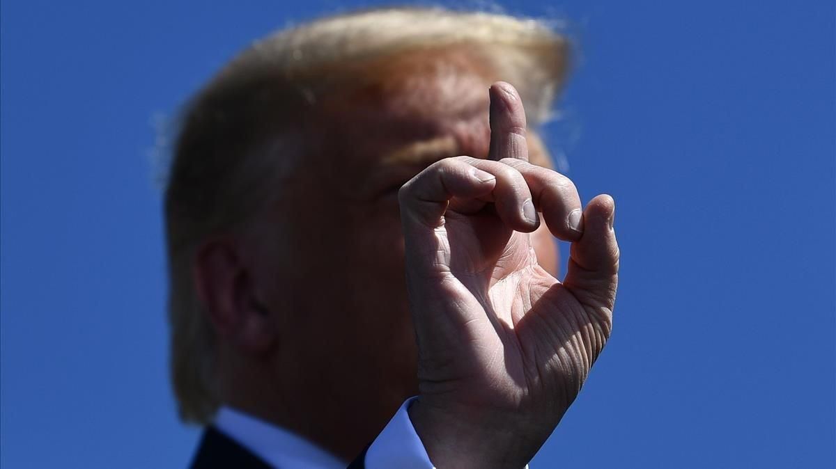 El presidente de EEUU, Donald Trump. El presidente de EEUU, Donald Trump.