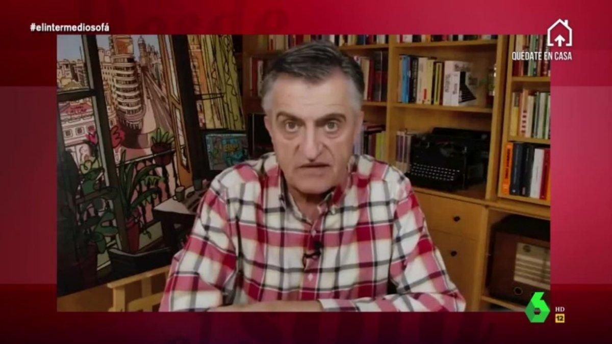 El gran Wyoming en ’El intermedio’. El gran Wyoming en ’El intermedio’.