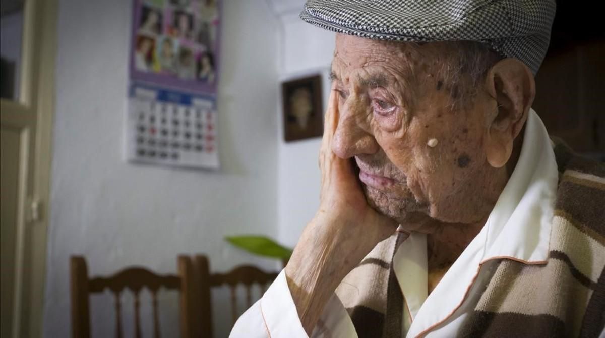 Francisco Núñez Olivera, cuando cumplió 113 años, el pasado diciembre. Francisco Núñez Olivera, cuando cumplió 113 años, el pasado diciembre.