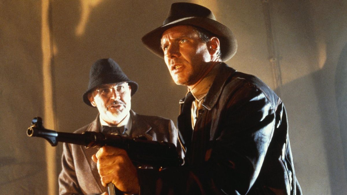 Sean Connery y Harrison Ford, en ’Indiana Jones y la última cruzada’ Sean Connery y Harrison Ford, en ’Indiana Jones y la última cruzada’