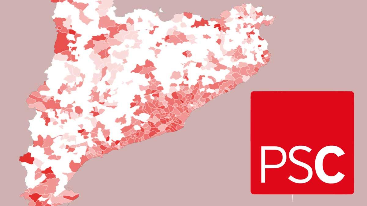 
                 Mapa | Aquí se la juega el PSC en las elecciones municipales en Catalunya 
            