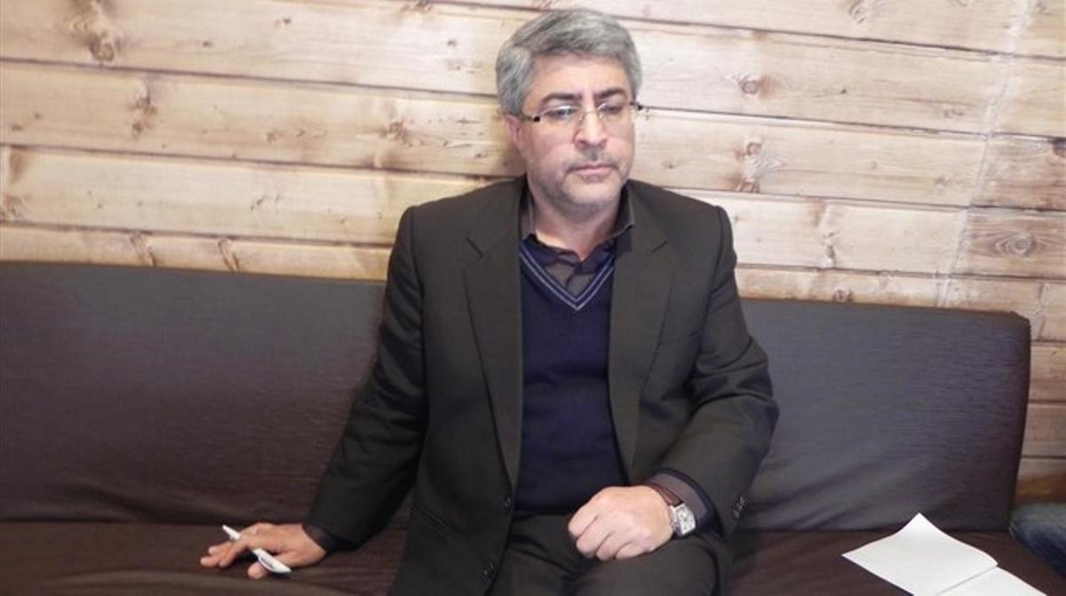 El candidato reformista iraní Mohamed Alí Bakili.