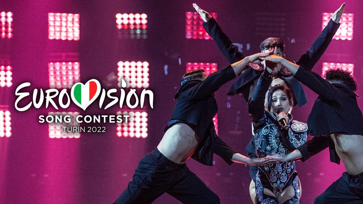 .Chanel y su cuerpo de baile en ensayando en Eurovisión 2022