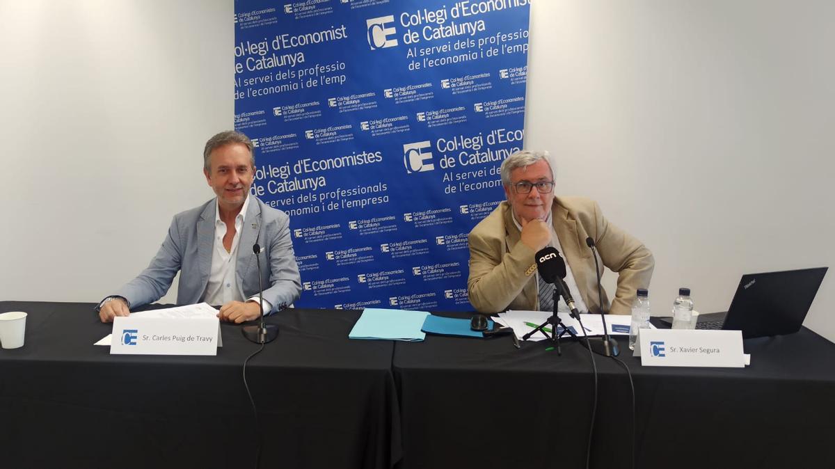 Carles Puig de Travy y Xavier Segura. 