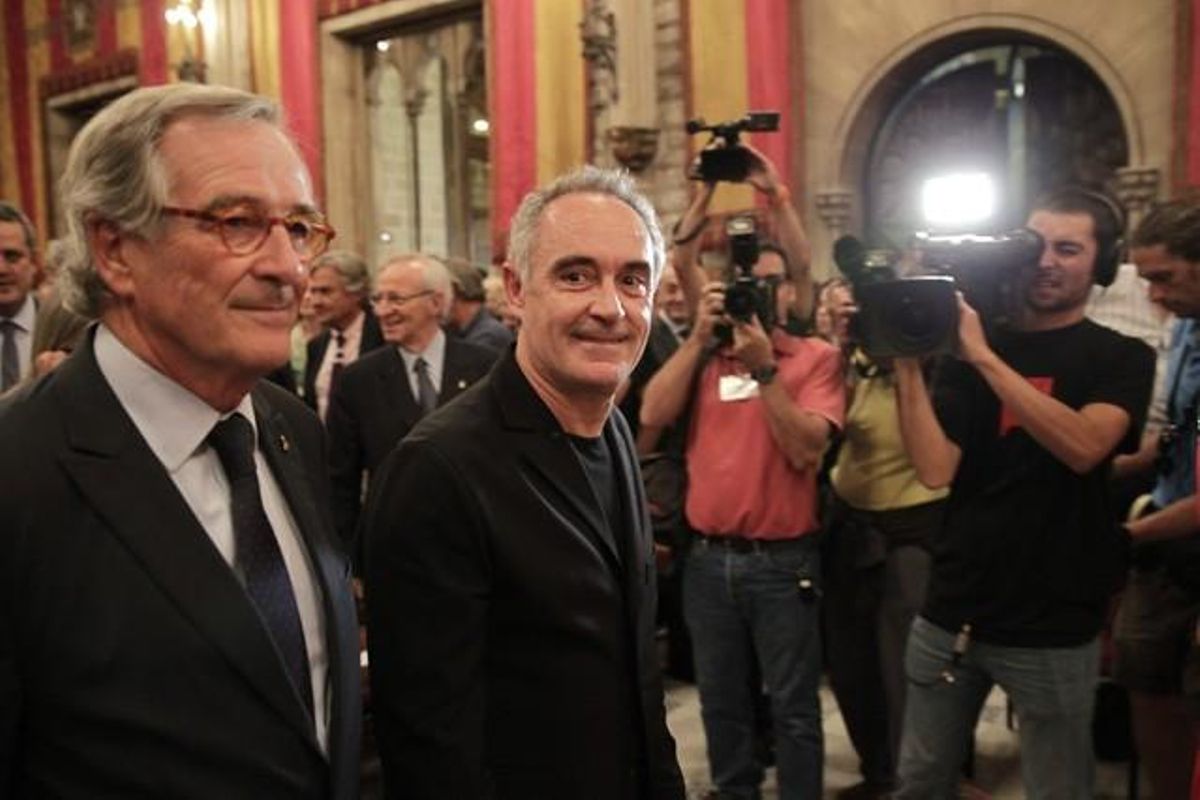 Pregón de inicio de las fiestas de la Mercè con el alcalde de Barcelona, Xavier Trias, y Ferran Adrià de pregonero Pregón de inicio de las fiestas de la Mercè con el alcalde de Barcelona, Xavier Trias, y Ferran Adrià de pregonero