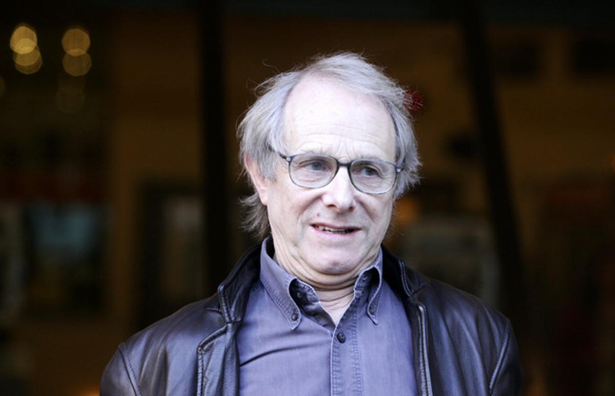 El director de cine británico Ken Loach, en una imagen de archivo, en Madrid. El director de cine británico Ken Loach, en una imagen de archivo, en Madrid.