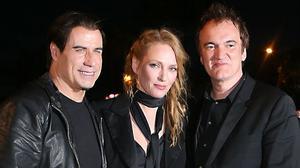 Quentin Tarantino celebra a l’alfombra vermella de Cannes l’aniversari de la seva Palma d’Or.