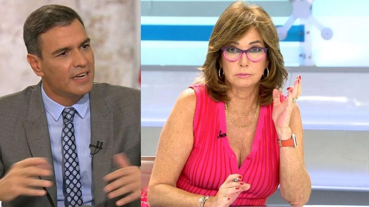 Ana Rosa critica a Sánchez Ana Rosa critica a Sánchez