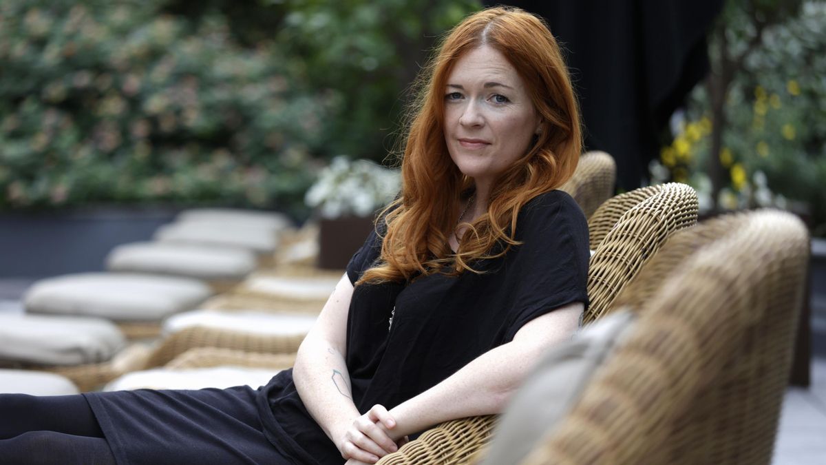 La autora galesa Manon Steffan Ros, en su visita a Barcelona. La autora galesa Manon Steffan Ros, en su visita a Barcelona.