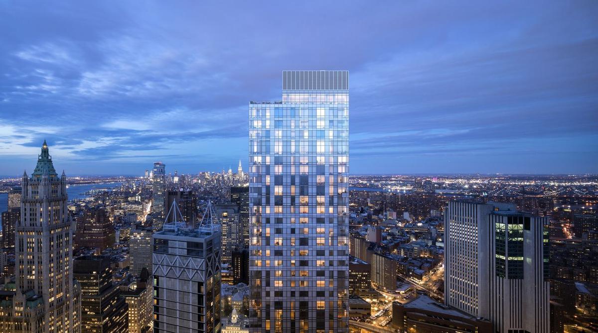 19 Dutch, una torre de 64 pisos de lujo en pleno distrito financiero de la ciudad neoyorkina que actualmente es propiedad de Carmel Partners.