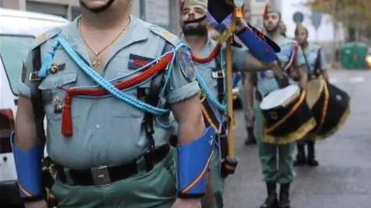  Un desfile de la Legión.