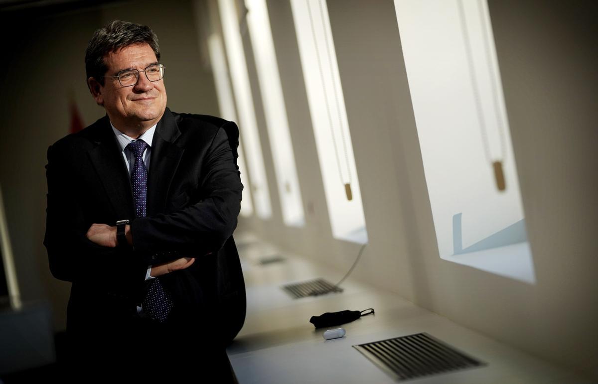 José Luis Escrivá, ministro de Inclusión, Seguridad Social y Migraciones, durante la entrevista. José Luis Escrivá, ministro de Inclusión, Seguridad Social y Migraciones, durante la entrevista.