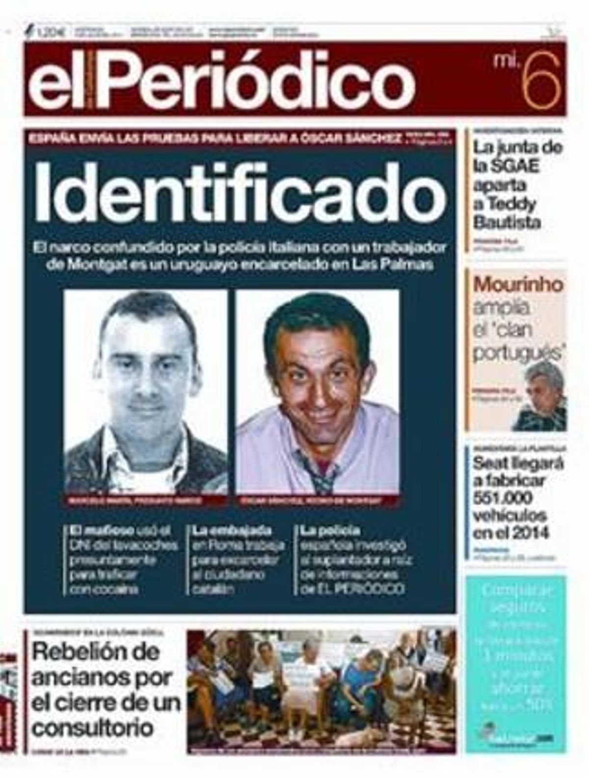 6-7-2011 3 EL PERIÓDICO identifica al usurpador. 6-7-2011 3 EL PERIÓDICO identifica al usurpador.