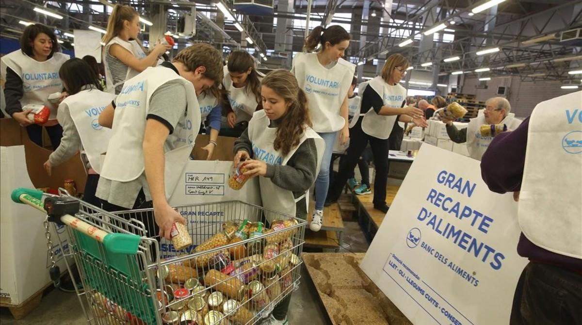 El Banc dels Aliments busca 25.000 voluntaris per al Gran Recapte