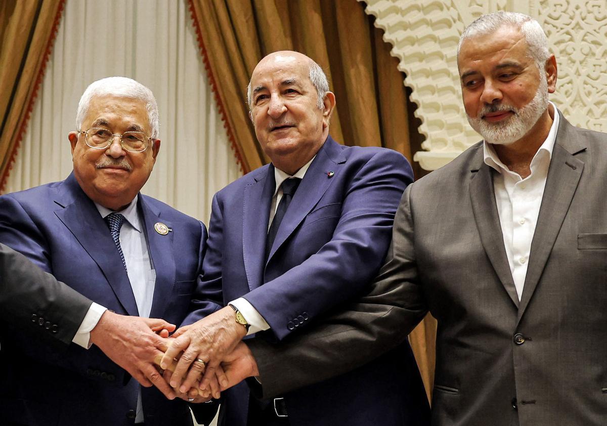 Primera trobada del president de l’Autoritat Palestina i el líder de Hamàs en anys