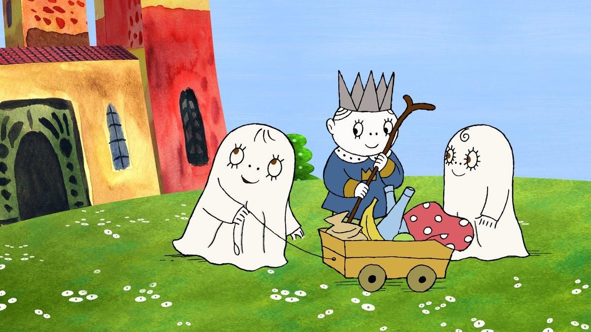 Un fotograma de ’Laban i Labolina’, dos simpáticos fantasmas. Un fotograma de ’Laban i Labolina’, dos simpáticos fantasmas.